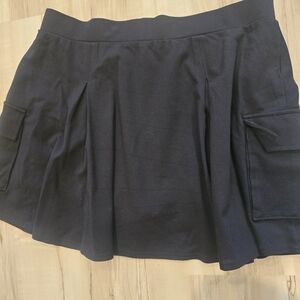 NWT American Eagle Black Pleated Mini Skort